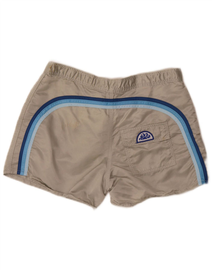 Sundek Herren-Badeshorts, groß, aus grauem Nylon