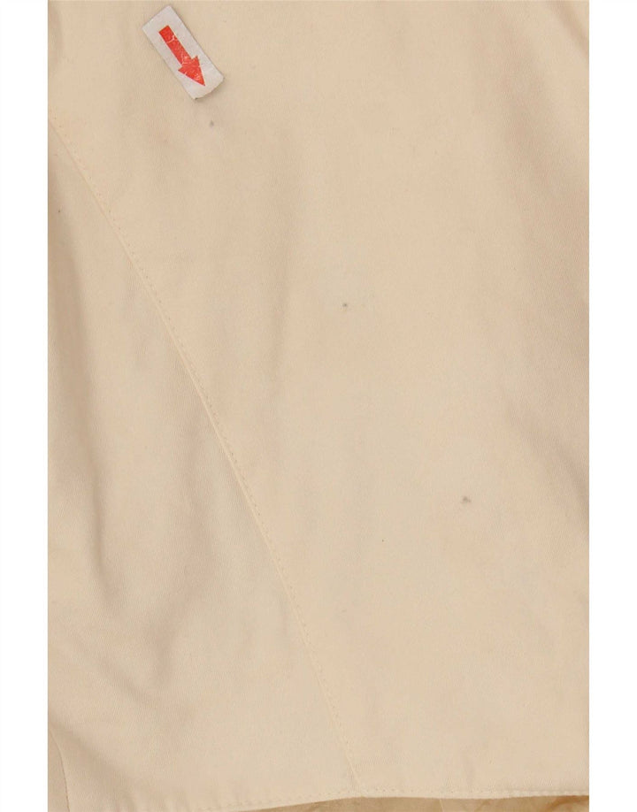 Escada Womens Open Bolero Jacke EU 36 Small Beige Baumwolle