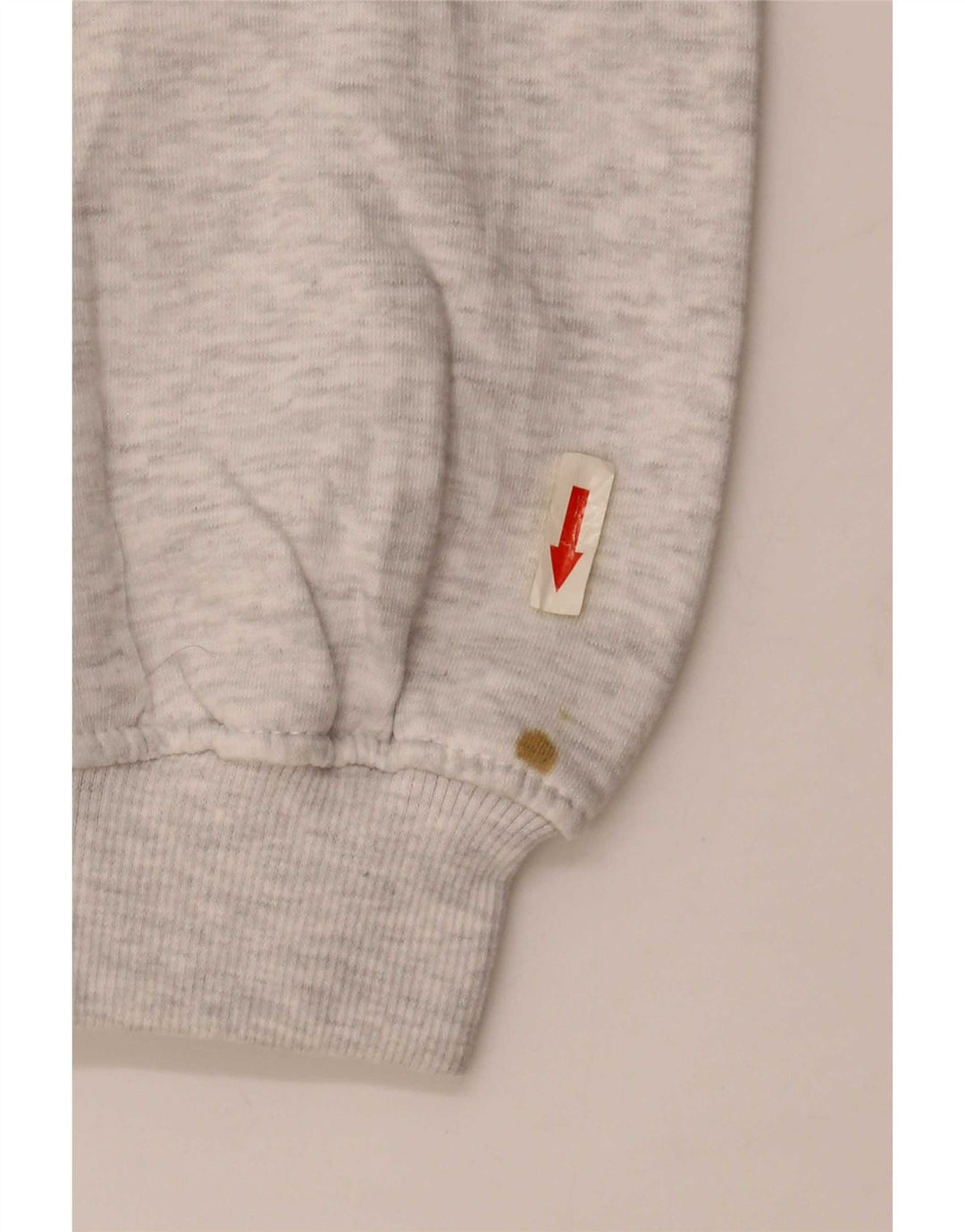 Zara Damen Crop Oversized Sweatshirt Pullover UK 10 Small Grau meliert