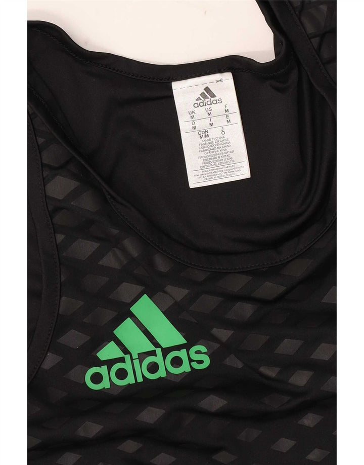 Adidas Herren Grafik-Weste Top Medium Schwarz Argyle/Diamant Polyester