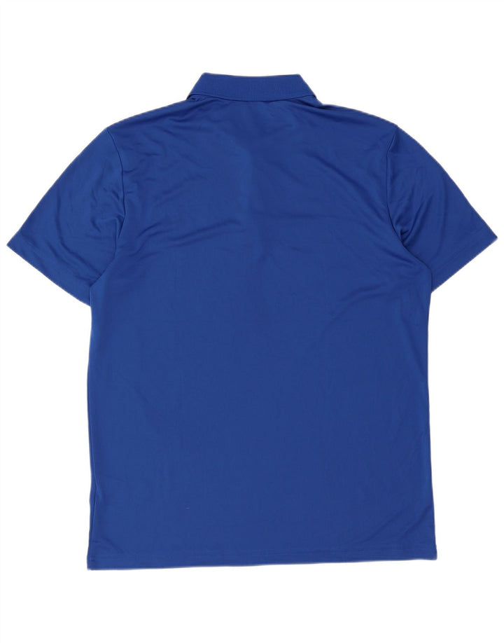 Adidas Herren Poloshirt Mittelblaues Polyester