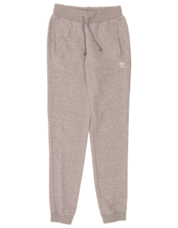 Nike Damen Trainingshose Jogger UK 4 XS Graue Baumwolle