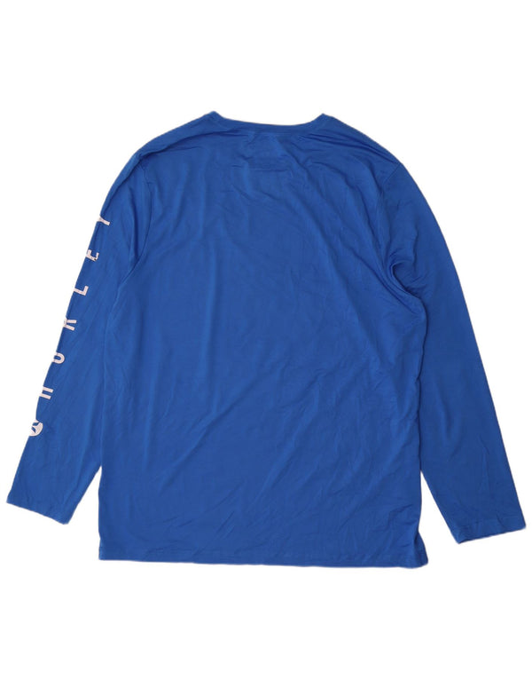 Hurley Herren Graphic Top Langarm XL Blau Polyester
