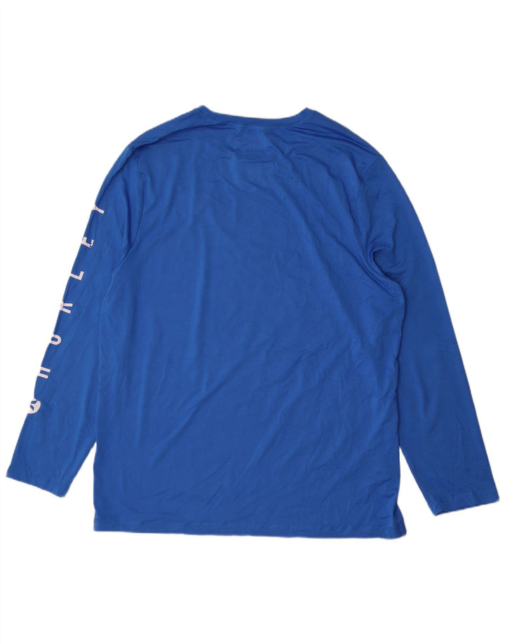 Hurley Herren Graphic Top Langarm XL Blau Polyester