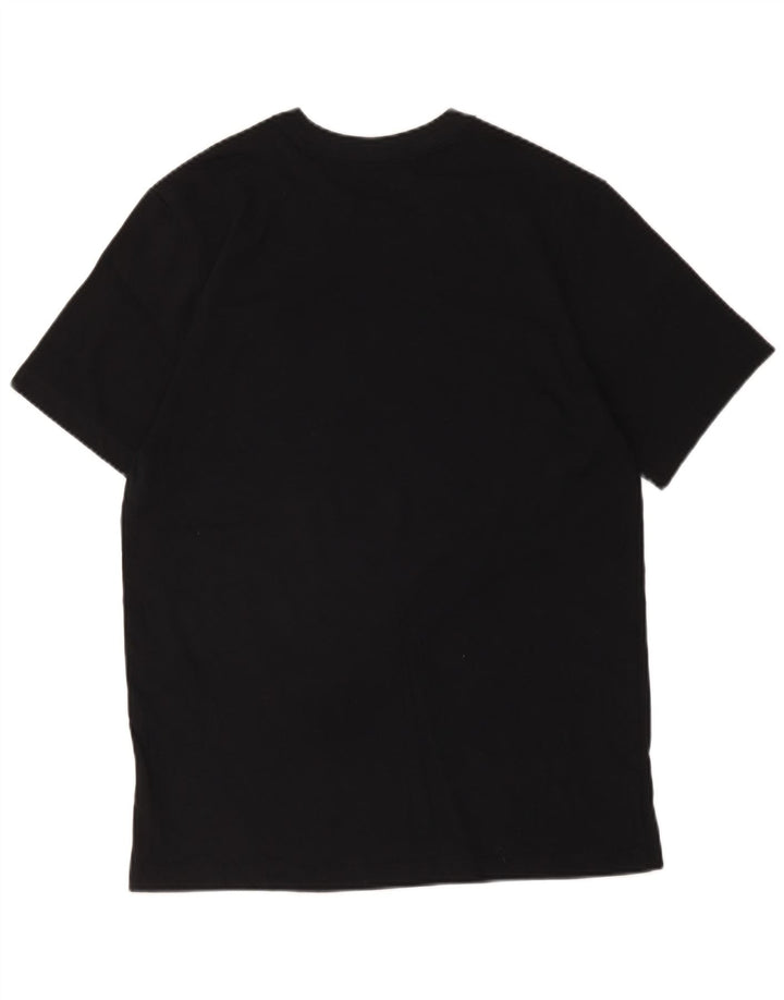 Jordan Herren Grafik-T-Shirt-Oberteil aus mittelschwarzer Baumwolle