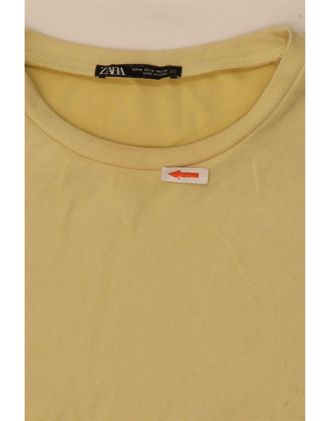 Zara Damen Etuikleid UK 14 Mittelgelb