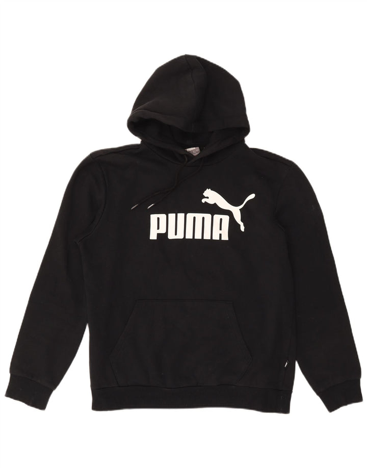 PUMA Herren Graphic Hoodie Pullover Mittelschwarze Baumwolle