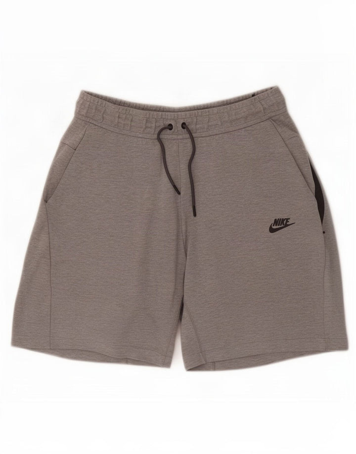 Nike Herren-Sportshorts aus mittelgrauer Baumwolle