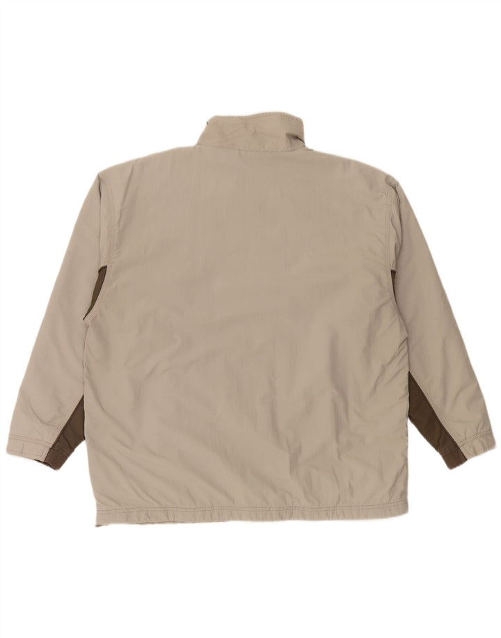 REEBOK Herren-Trainingsanzugoberteil mit lockerer Passform, XS, Grau, Farbblock