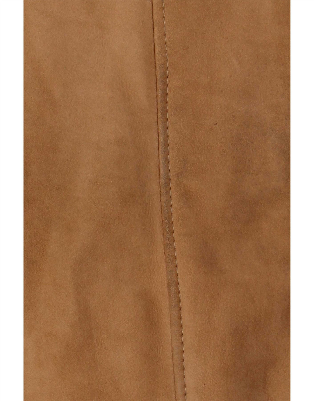 Vintage Damen Lammfelljacke mit Kapuze UK 12 Medium Beige