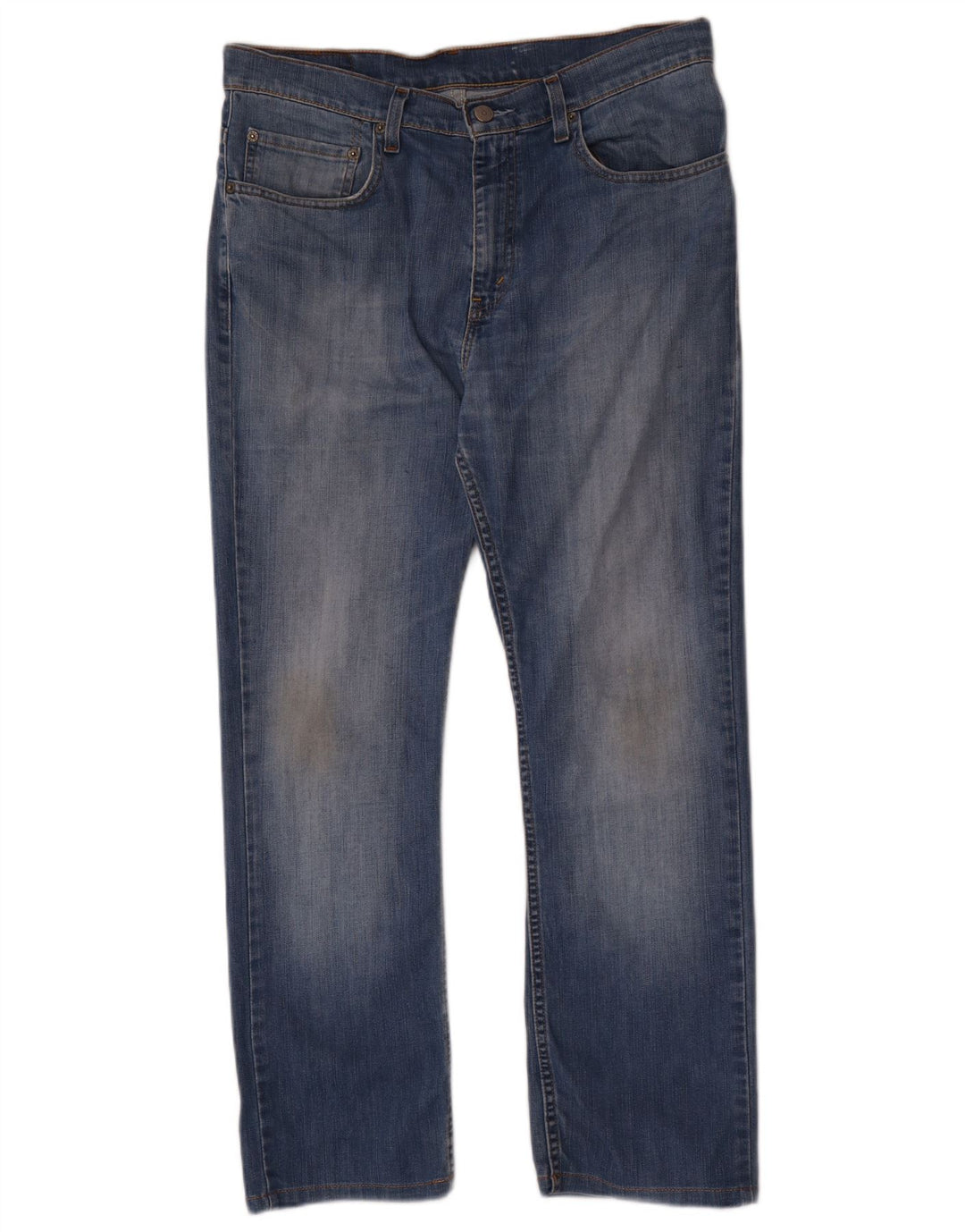 Levi's Herren Straight Jeans W34 L28 Blaue Baumwolle