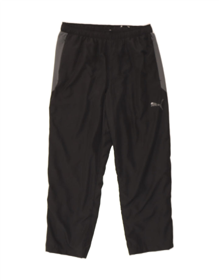 PUMA Mens Tracksuit Trousers Medium  Black Colourblock Polyamide Vintage Puma and Second-Hand Puma from Messina Hembry 