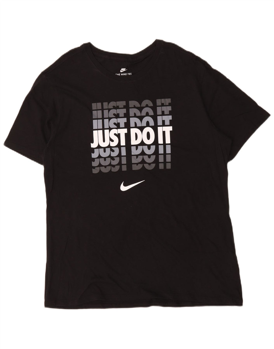Nike Herren-T-Shirt mit Grafik, XL, schwarze Baumwolle