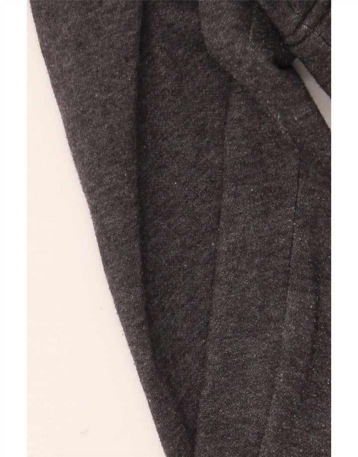 Gap Herren-Kapuzenpullover mit grafischem Reißverschluss, mittelgraue Baumwolle