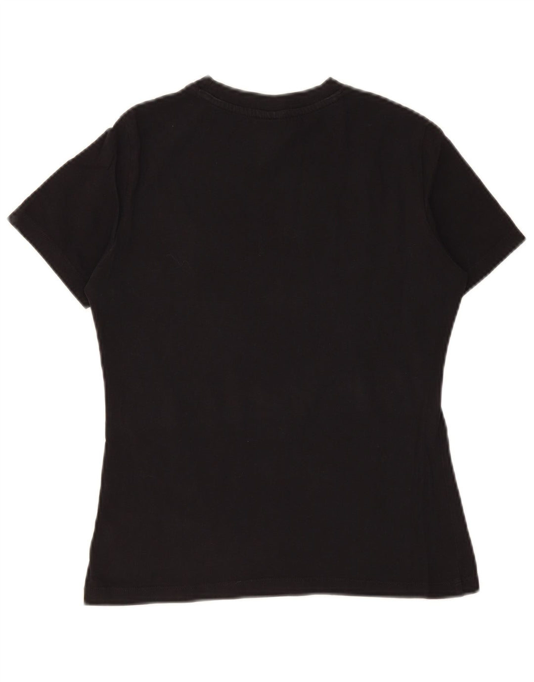 CHAMPION Womens Graphic T-Shirt Top UK 10 Small Black
