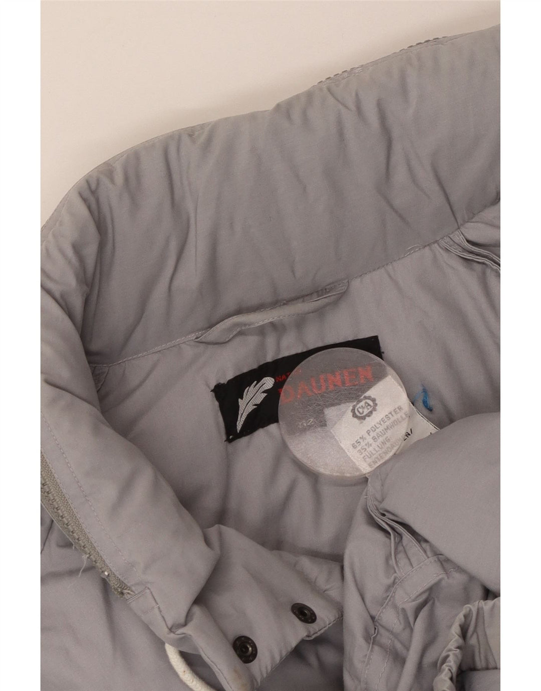 C&A Herren-Jacke mit Kapuze, gepolstert, EU 52, XL, grau, Polyester