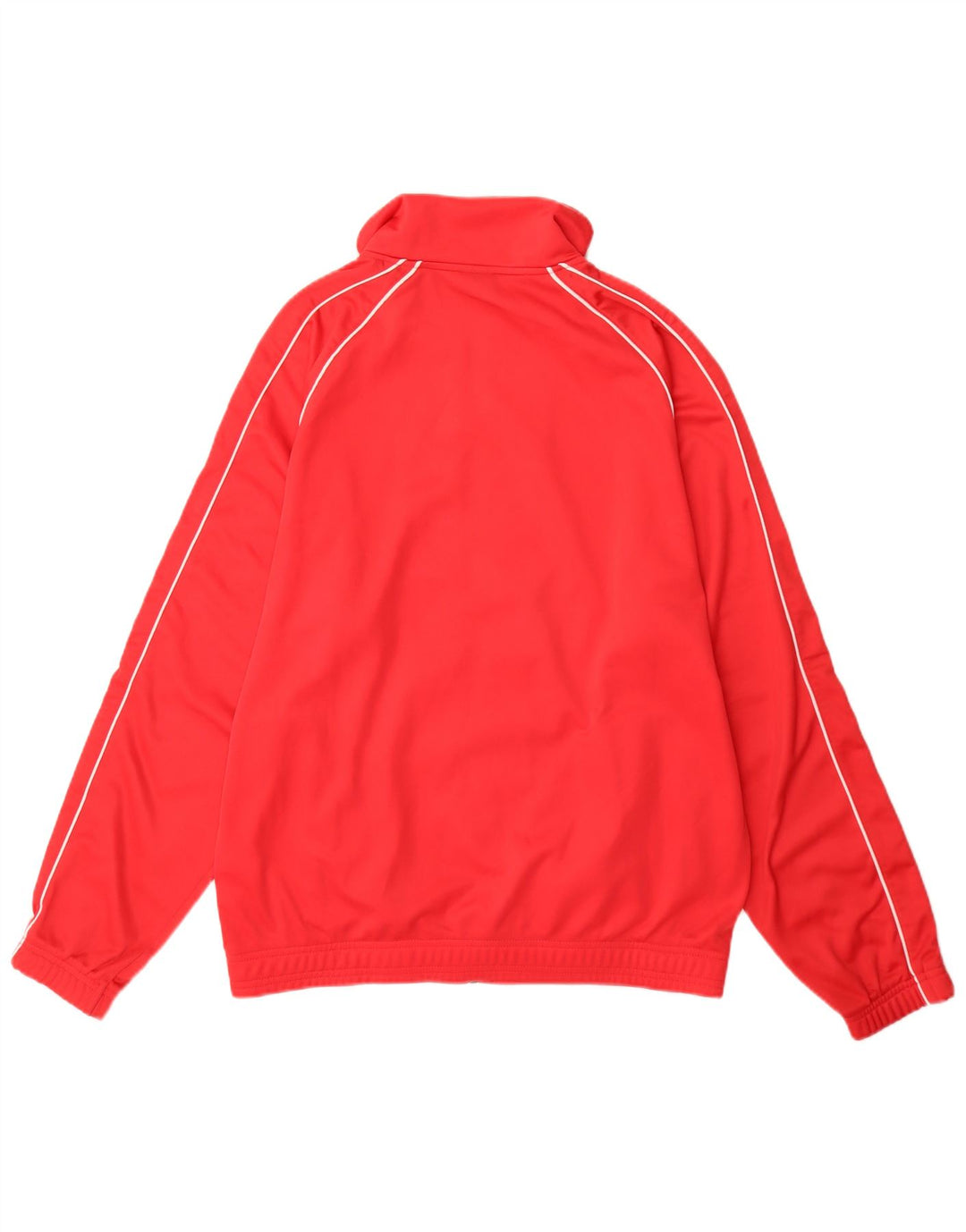Asics Herren-Trainingsanzug mit grafischem Oberteil, großes rotes Polyester