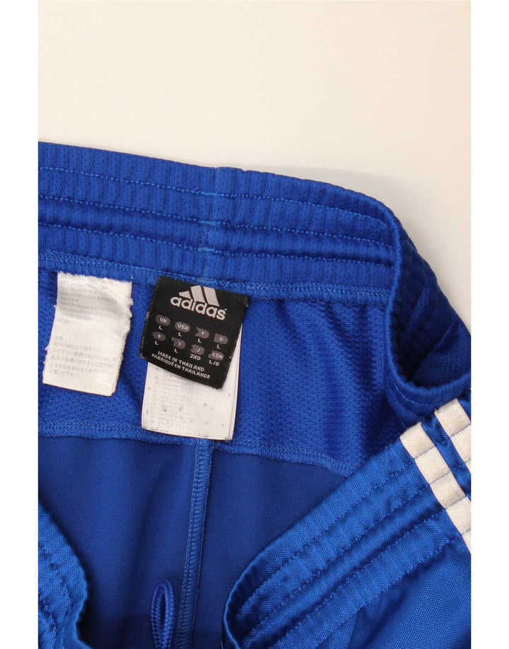 Adidas Herren Climalite Sportshorts, großes blaues Farbblock-Polyester