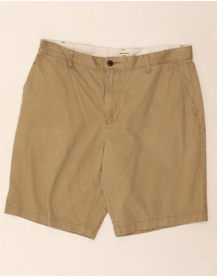 DOCKERS Herren Cargoshorts W36 Large Beige Baumwolle
