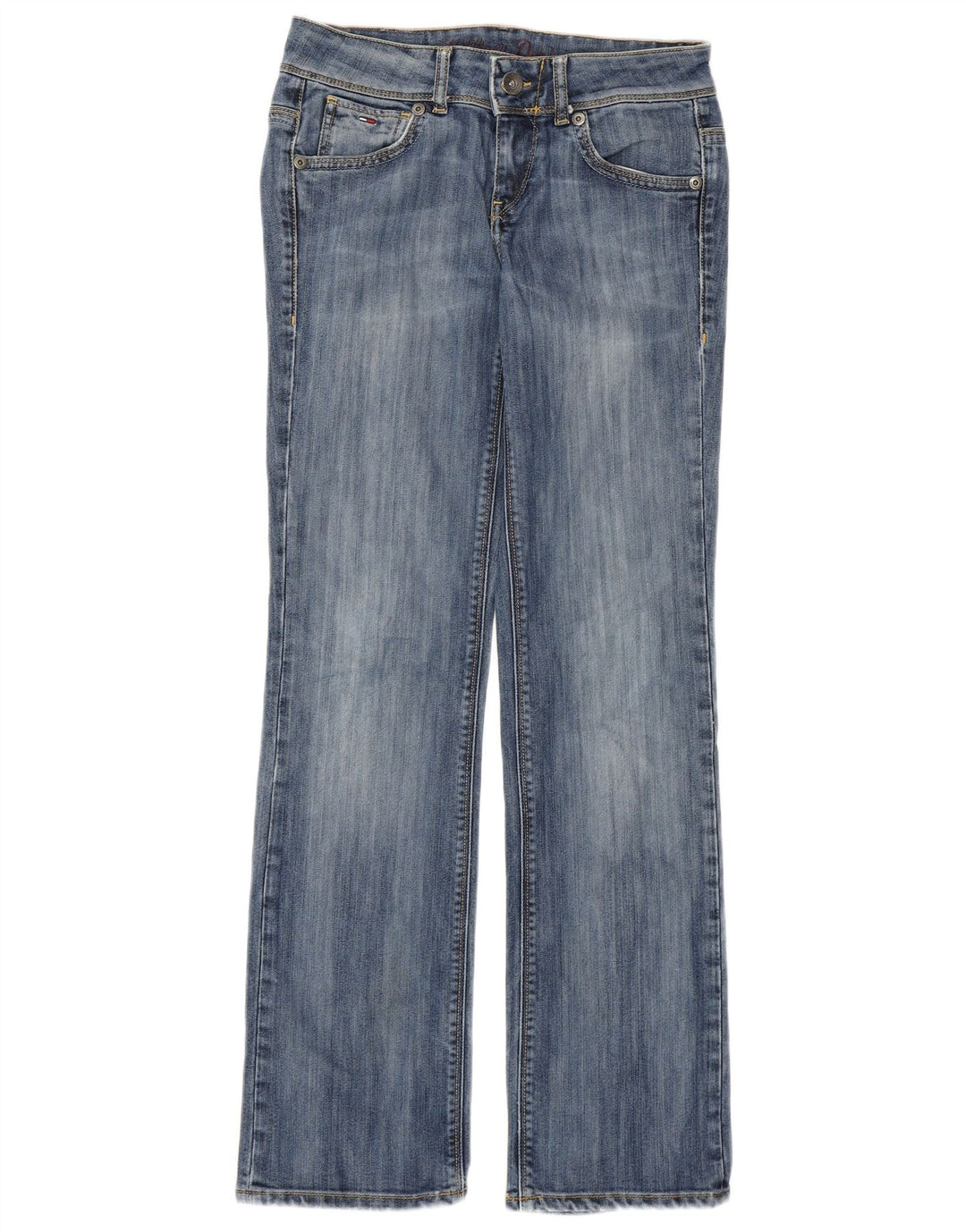 Tommy Hilfiger Damen Ruby Low Waist Straight Jeans W29 L32 Blaue Baumwolle