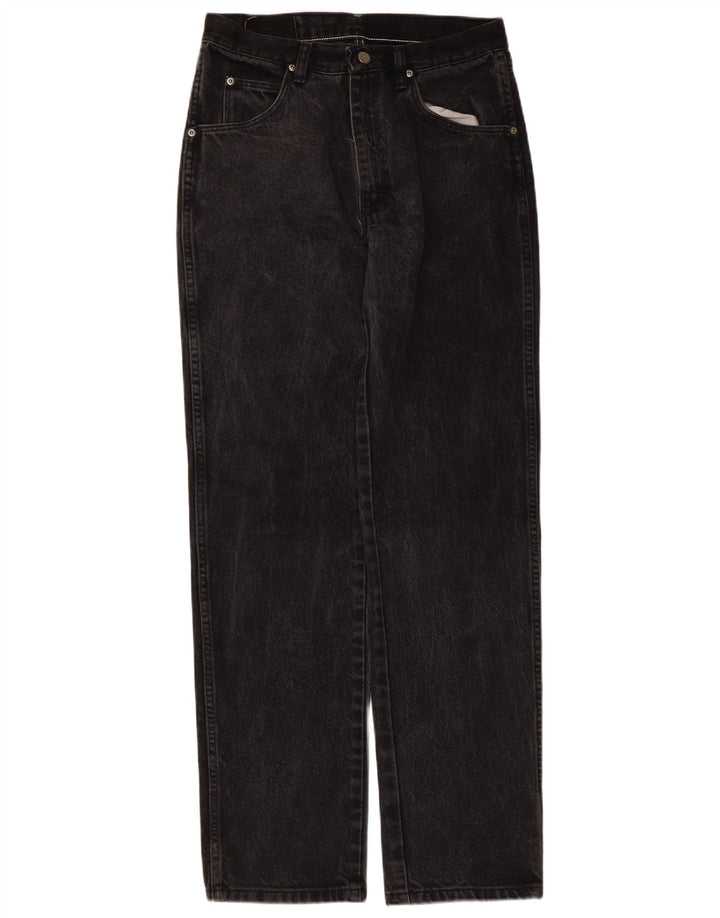 Wrangler Herren Straight Jeans W31 L32 Schwarz
