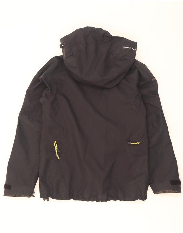 Berghaus Damen Gore-Tex Kapuzen-Windbreakerjacke UK 10 Small Schwarz Nylon