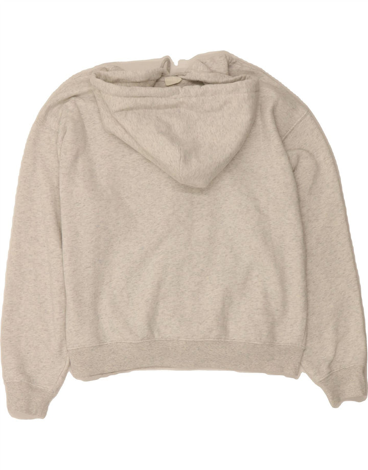 LEVI'S Womens Zip Hoodie Sweater UK 14 Medium Grey Vintage Levi's and Second-Hand Levi's from Messina Hembry 