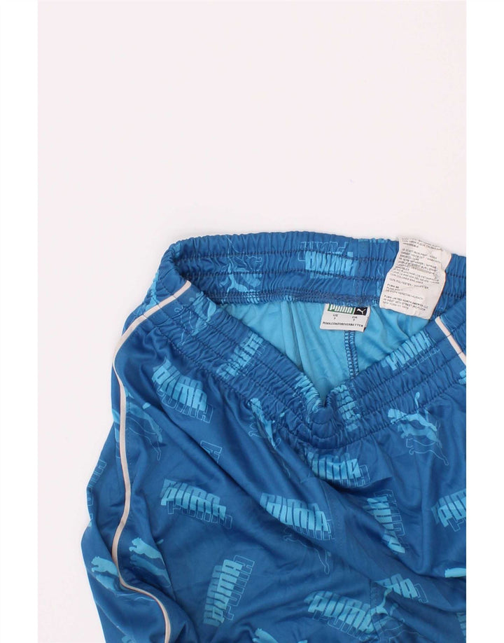 Puma Boys Graphic Sport Shorts 6-7 Jahre Blaues Polyester