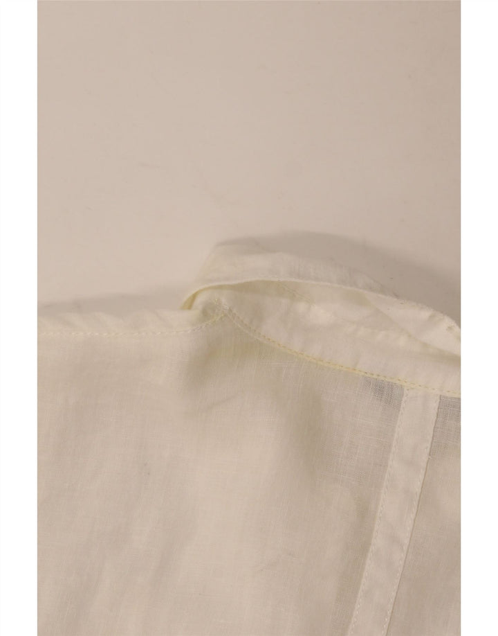 Autograph Damen-Hemd UK 18 XL, weißes Leinen