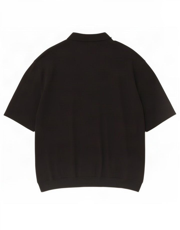 Tilmas Herren Kurzarmhemd 2XL Schwarz Viskose