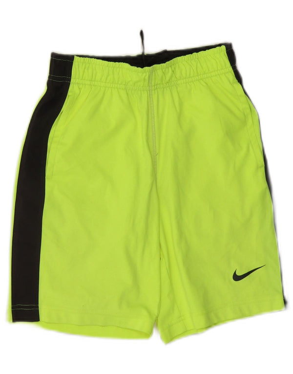 Nike Dri Fit Sportshorts für Jungen, 8–9 Jahre, Größe S, grün, Polyester