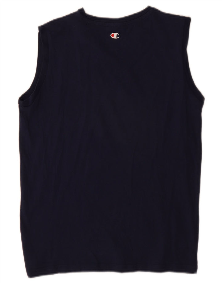 Champion Tanktop mit Grafik für Jungen, 11–12 Jahre, Größe L, Marineblau