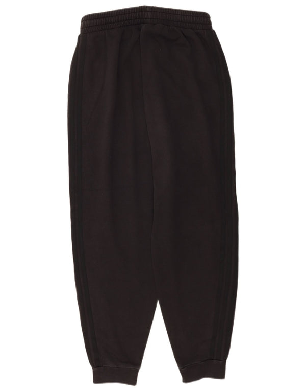 Adidas Damen Trainingshose Jogger UK 12/14 Mittelschwarze Baumwolle