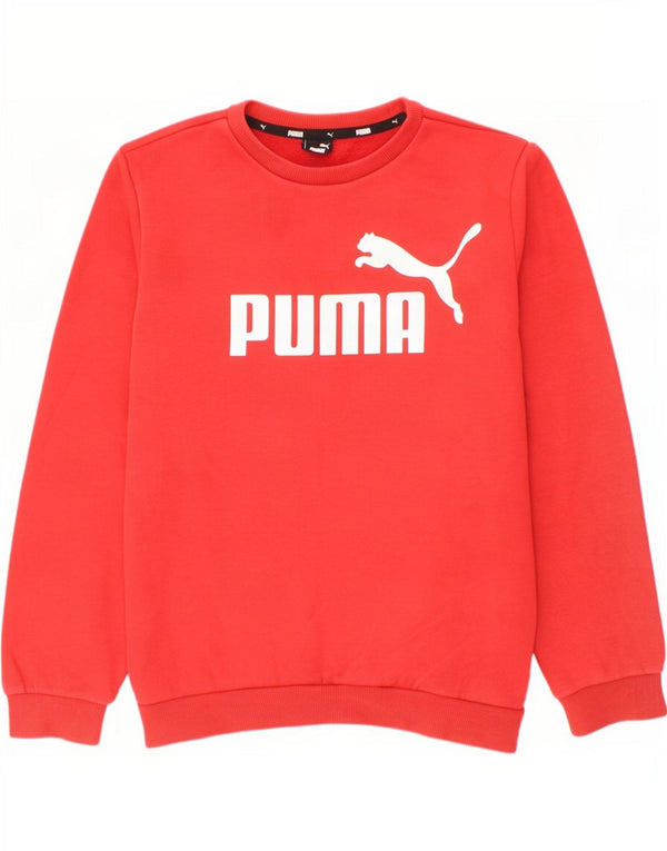 Puma Jungen Graphic Sweatshirt Pullover 13-14 Jahre Rot