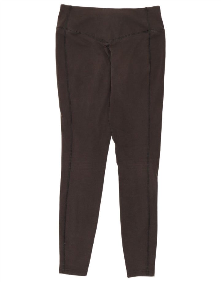 Nike Damen Dri Fit Leggings UK 10 Small Schwarz Baumwolle
