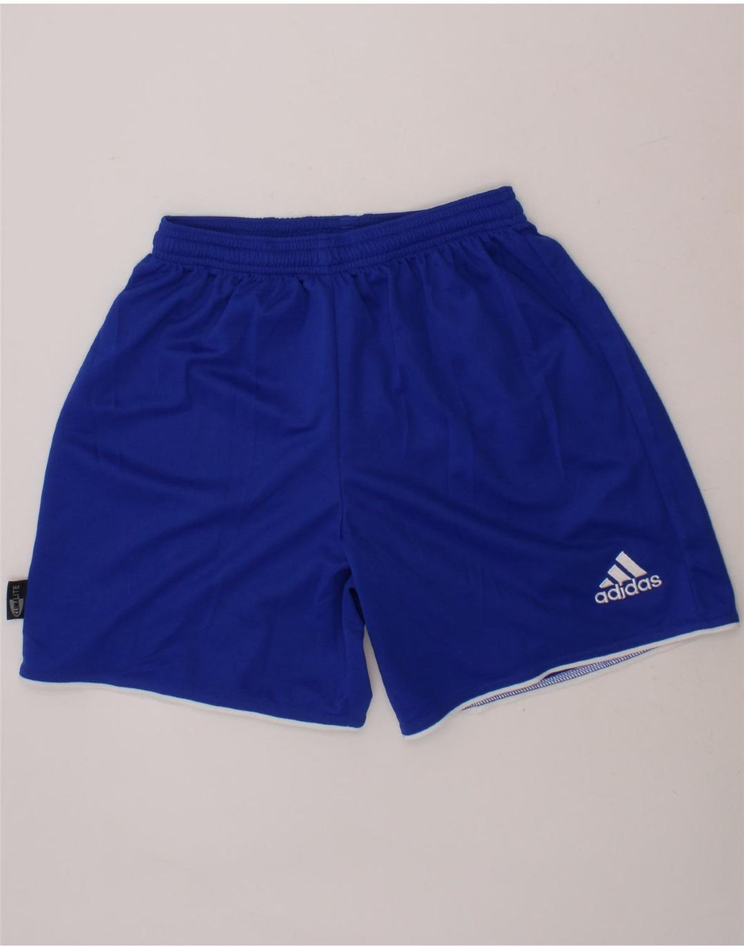 ADIDAS Boys Sport Shorts 7-8 Years XS Blue Vintage Adidas and Second-Hand Adidas from Messina Hembry 