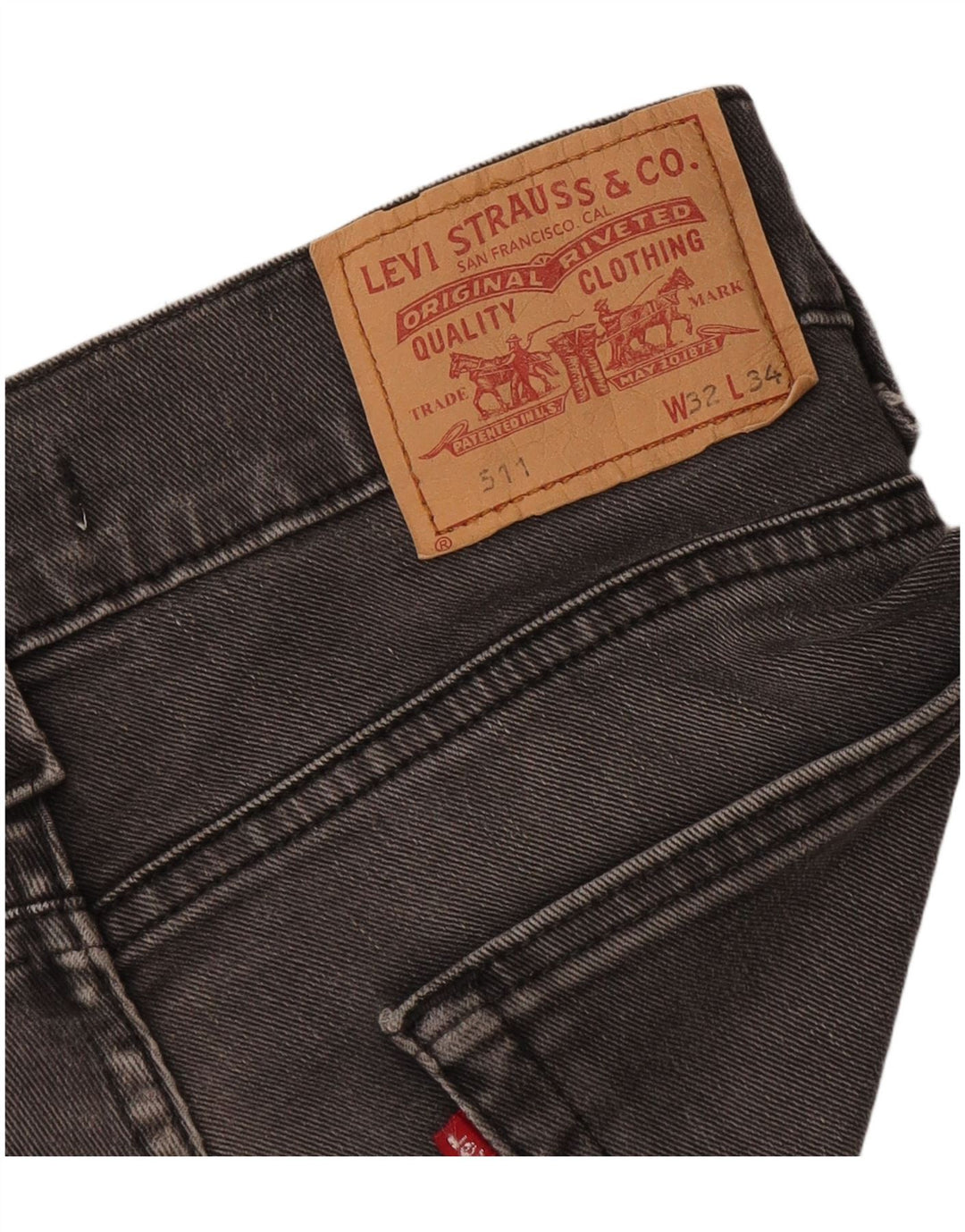LEVI'S Herren 511 Slim Jeans W32 L30 Grau