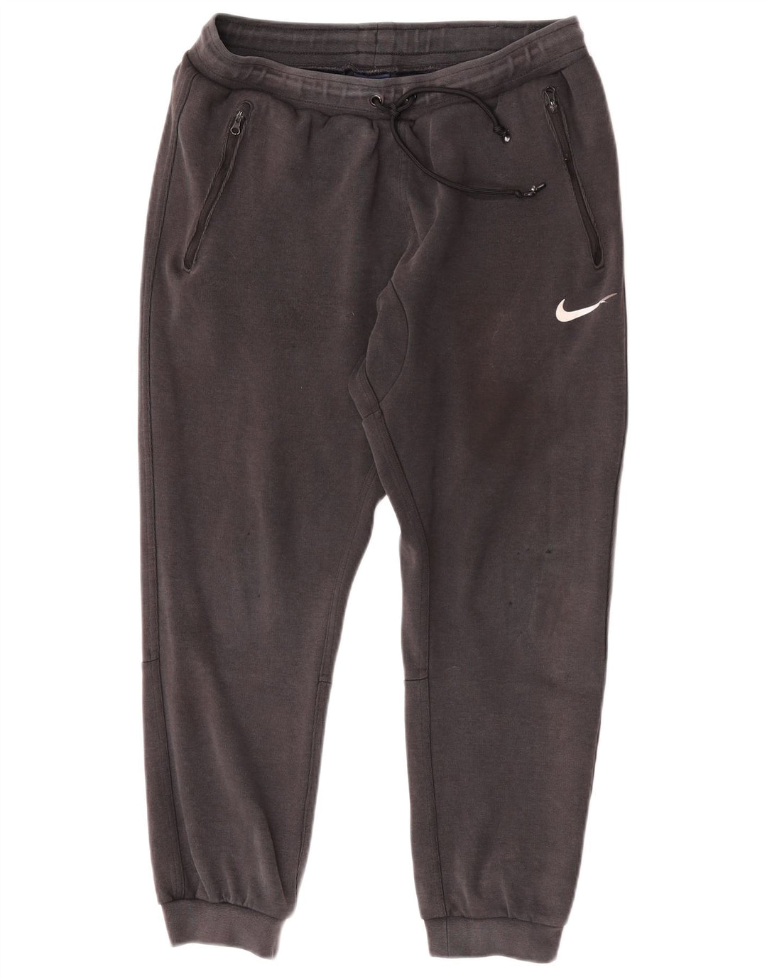 Nike Herren-Trainingsanzug-Hose, mittelgrau, Baumwolle