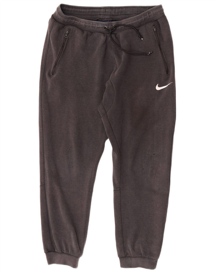 Nike Herren-Trainingsanzug-Hose, mittelgrau, Baumwolle