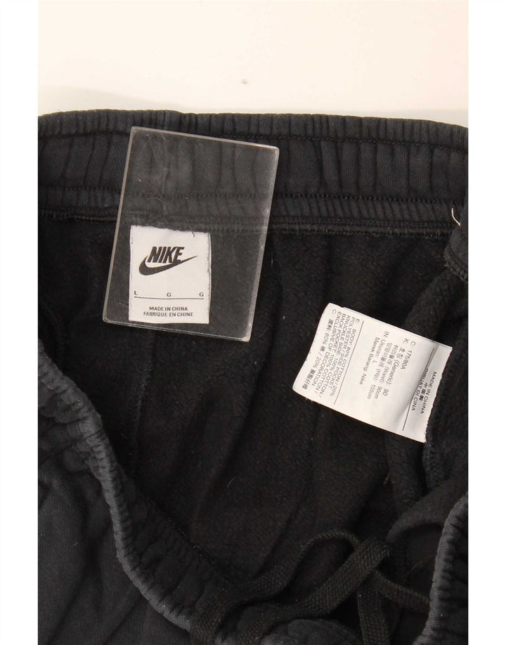 Nike Herren-Trainingshose, Jogginghose, Größe L, Schwarz, Baumwolle