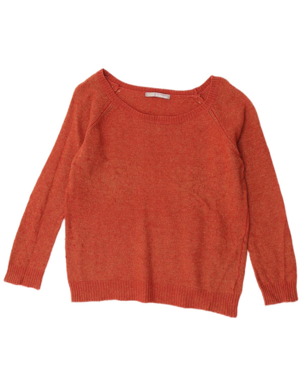 Marks & Spencer Damen-Pullover mit U-Boot-Ausschnitt, UK 18, XL, Braun, Polyamid