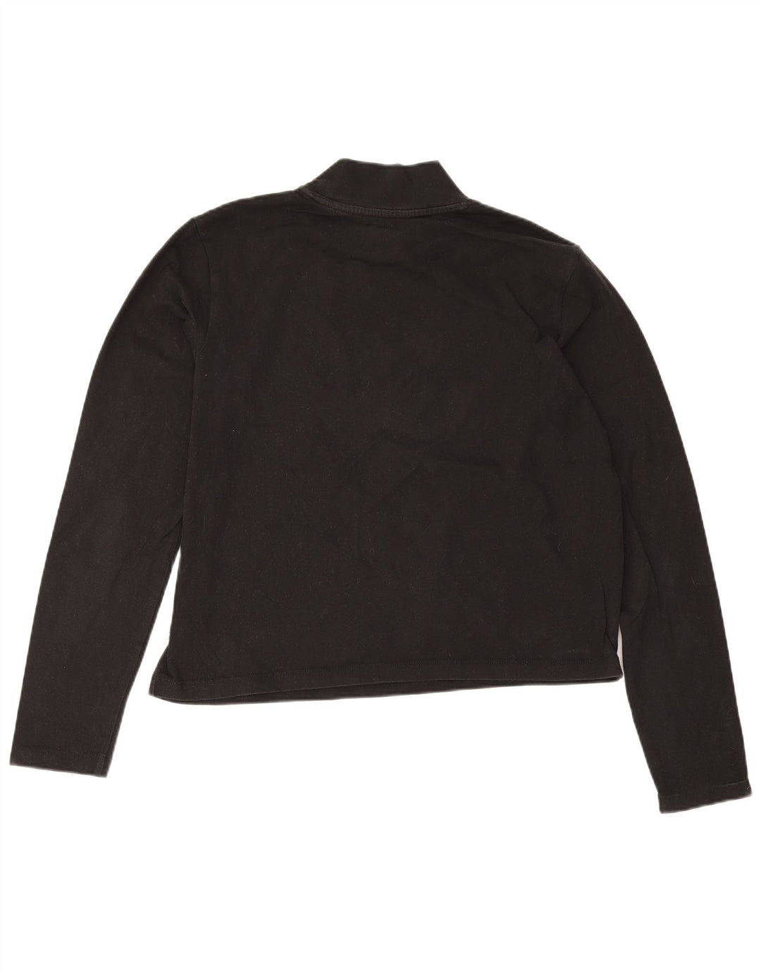 Puma Damen Crop Graphic Top Langarm UK 12 Medium Schwarz