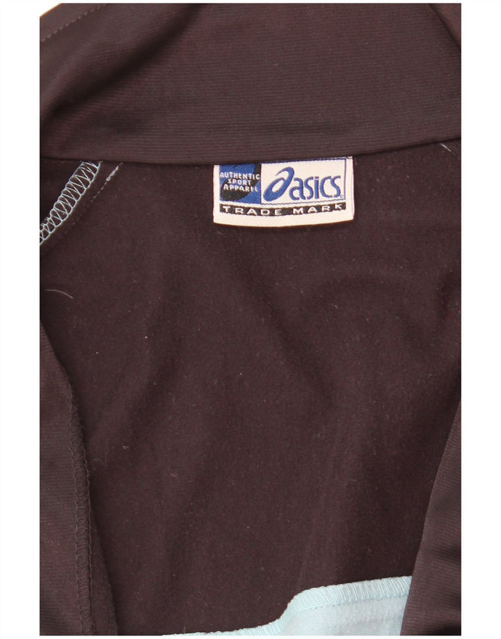 Asics Herren-Trainingsanzug-Top-Jacke, groß, blau, Farbblock