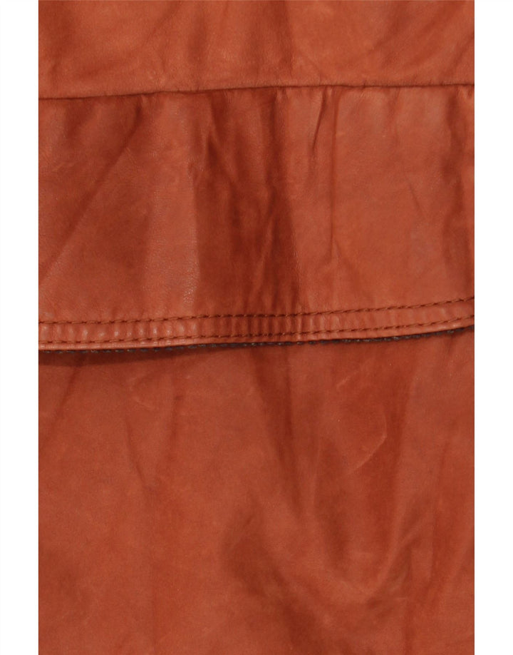 Dibi Herren Lederjacke UK 42 XL Braunes Leder