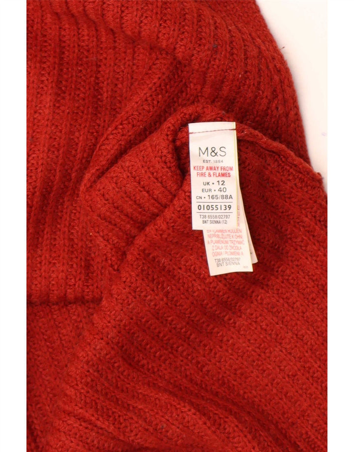 Marks & Spencer Damen Weste Tank Top UK 12 Medium Red Acryl