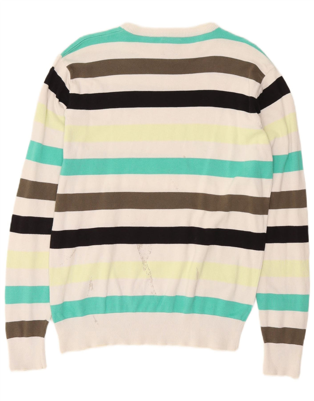 Jack & Jones Herren-Pullover mit Rundhalsausschnitt, groß, mehrfarbig, gestreift
