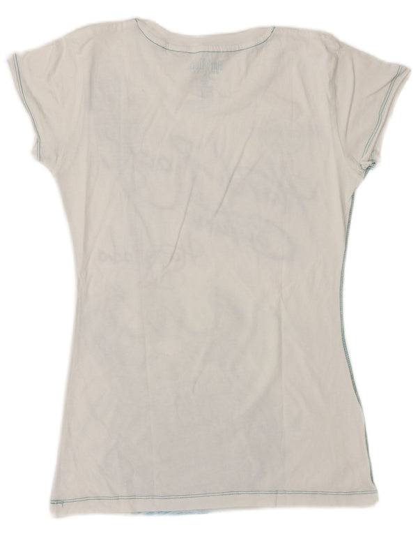 HARD ROCK CAFE Hurghada Grafik-T-Shirt für Mädchen, 7–8 Jahre, mittelweiß