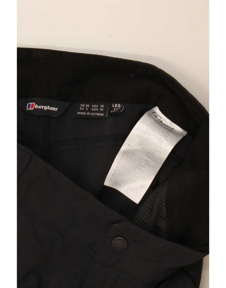 Berghaus Herren-Wander-Cargohose, Größe S, W30, L32, Schwarz, Polyamid