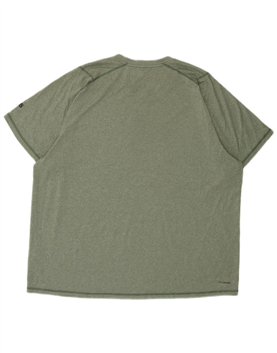 ADIDAS Herren Aeroready T-Shirt Top 2XL Khaki meliert Polyester
