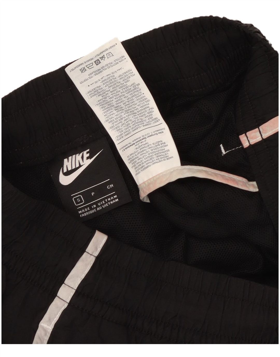 Nike Damen Sportshorts UK 10 Small Schwarz Polyester